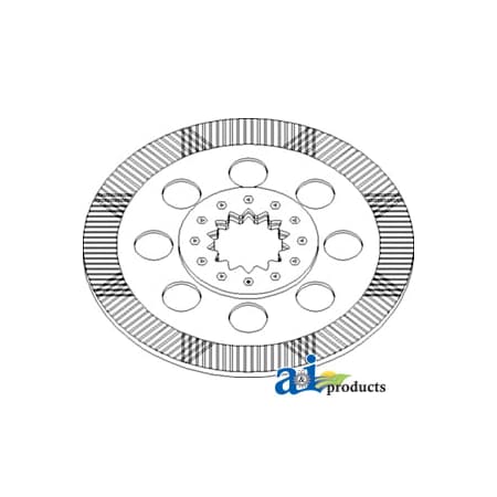A & I Products Disc, Brake 13.5" x13.5" x0.2" A-3617653M91